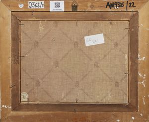 CANGIULLO FRANCESCO (1884 - 1977) : Livorno, i fossi del quartiere Venezia  - Asta Asta 380 | ARTE MODERNA E CONTEMPORANEA Virtuale - Associazione Nazionale - Case d'Asta italiane