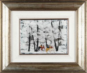 D'ACCARDI GIANRODOLFO (1906 - 1993) : Inverno.  - Asta Asta 380 | ARTE MODERNA E CONTEMPORANEA Virtuale - Associazione Nazionale - Case d'Asta italiane