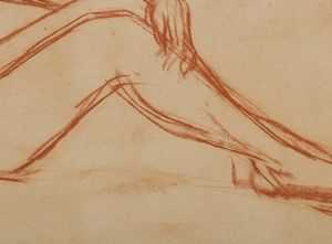 CARENA FELICE (1879 - 1966) : Giovane modella.  - Asta Asta 380 | ARTE MODERNA E CONTEMPORANEA Virtuale - Associazione Nazionale - Case d'Asta italiane