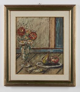 CAPUZZO MARIO (1902 - 1972) : Natura morta.  - Asta Asta 380 | ARTE MODERNA E CONTEMPORANEA Virtuale - Associazione Nazionale - Case d'Asta italiane