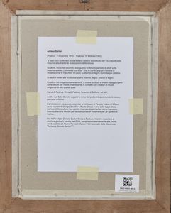 SARTORI AMLETO  (1915 - 1962) : Maschera (personaggio in posa per una scenografia teatrale).  - Asta Asta 380 | ARTE MODERNA E CONTEMPORANEA Virtuale - Associazione Nazionale - Case d'Asta italiane