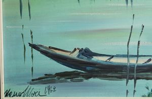 MORI NENO (1899 - 1968) : Paesaggio di barena  - Asta Asta 380 | ARTE MODERNA E CONTEMPORANEA Virtuale - Associazione Nazionale - Case d'Asta italiane