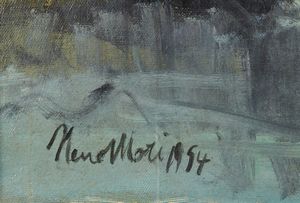 MORI NENO (1899 - 1968) : Paesaggio.  - Asta Asta 380 | ARTE MODERNA E CONTEMPORANEA Virtuale - Associazione Nazionale - Case d'Asta italiane