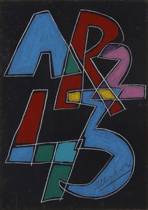 NESPOLO UGO (n. 1941) : Senza titolo.  - Asta Asta 380 | ARTE MODERNA E CONTEMPORANEA Virtuale - Associazione Nazionale - Case d'Asta italiane