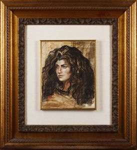 AUTORE NON IDENTIFICATO - Volto femminile.