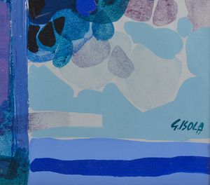 ISOLA GIANCARLO (n. 1927) : Senza titolo.  - Asta Asta 380 | ARTE MODERNA E CONTEMPORANEA Virtuale - Associazione Nazionale - Case d'Asta italiane
