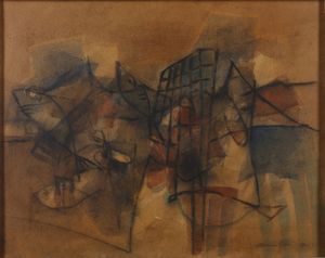 AUTORE NON IDENTIFICATO : Piccola pesca.  - Asta Asta 380 | ARTE MODERNA E CONTEMPORANEA Virtuale - Associazione Nazionale - Case d'Asta italiane