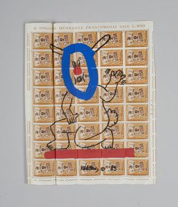 HARING KEITH  (1958 - 1990) - (ATT.TO) The story of red and bleau.