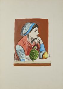 FUNI ACHILLE (1890 - 1972) - Senza titolo.