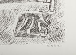 NOTTE EMILIO (1891 - 1982) : Senza titolo.  - Asta Asta 380 | ARTE MODERNA E CONTEMPORANEA Virtuale - Associazione Nazionale - Case d'Asta italiane