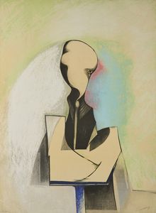 DOVA GIANNI (1925 - 1991) - Studio di una testa romana.