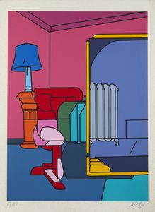 ADAMI VALERIO (n. 1935) - Senza titolo.