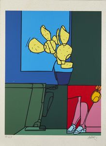 ADAMI VALERIO (n. 1935) - Senza titolo.