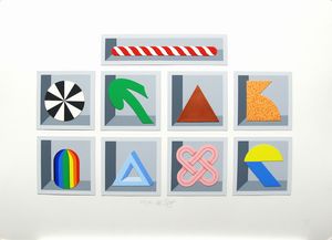 DEL PEZZO LUCIO (n. 1933) - Senza titolo.