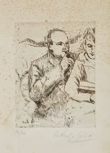 SOFFICI ARDENGO (1879 - 1964) - Senza titolo.