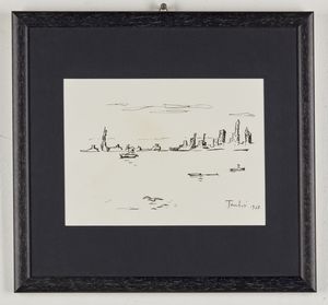 TAMBURI ORFEO (1910 - 1994) : Senza titolo.  - Asta Asta 380 | ARTE MODERNA E CONTEMPORANEA Virtuale - Associazione Nazionale - Case d'Asta italiane