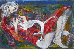 CALABRIA ENNIO (n. 1937) - Senza titolo.