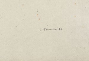 VERONESI LUIGI (1908 - 1998) : Senza titolo.  - Asta Asta 380 | ARTE MODERNA E CONTEMPORANEA Virtuale - Associazione Nazionale - Case d'Asta italiane