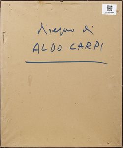 CARPI ALDO (1886 - 1973) : Senza titolo.  - Asta Asta 380 | ARTE MODERNA E CONTEMPORANEA Virtuale - Associazione Nazionale - Case d'Asta italiane