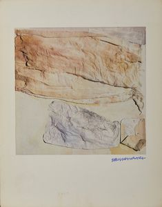 RAUSCHENBERG ROBERT (1925 - 2008) - Dalla serie i sensi: Il tatto.