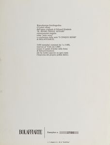 KIENHOLZ EDWARD  (1927 - 1994) : Il senso degli affari.  - Asta Asta 380 | ARTE MODERNA E CONTEMPORANEA Virtuale - Associazione Nazionale - Case d'Asta italiane