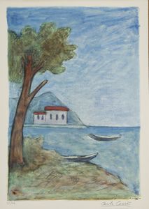 CARRA' CARLO (1881 - 1966) - Senza titolo.