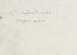 PINNA GAETANO (n. 1939) : Studio d'acrilico.  - Asta Asta 380 | ARTE MODERNA E CONTEMPORANEA Virtuale - Associazione Nazionale - Case d'Asta italiane