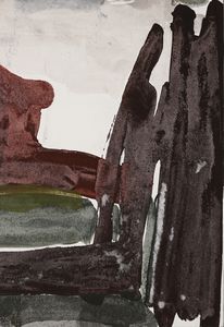 D'AGOSTINO GIOVANNI (1932 - 2000) : Lotto composto da n.5 fogli. Senza titolo.  - Asta Asta 380 | ARTE MODERNA E CONTEMPORANEA Virtuale - Associazione Nazionale - Case d'Asta italiane