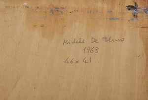 DE PALMA  MICHELE  (n. 1928) : Senza titolo.  - Asta Asta 380 | ARTE MODERNA E CONTEMPORANEA Virtuale - Associazione Nazionale - Case d'Asta italiane