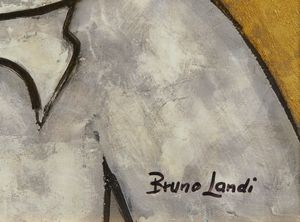 LANDI BRUNO (n. 1941) : Cavallo e regina.  - Asta Asta 380 | ARTE MODERNA E CONTEMPORANEA Virtuale - Associazione Nazionale - Case d'Asta italiane