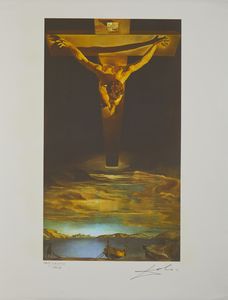 DALI' SALVADOR (1904 - 1989) - Cristo di San Juan de la Cruz.