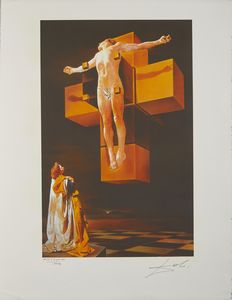 DALI' SALVADOR (1904 - 1989) - Corpus Hypercubus.