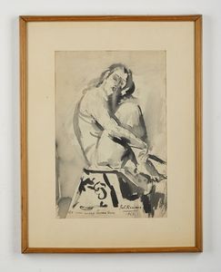 RAVENNA JUTI (1897 - 1972) : Senza titolo.  - Asta Asta 380 | ARTE MODERNA E CONTEMPORANEA Virtuale - Associazione Nazionale - Case d'Asta italiane