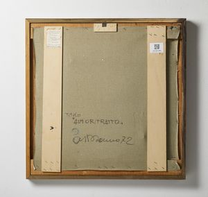 DEL DONNO ANTONIO (1927 - 2021) : Autoritratto.  - Asta Asta 380 | ARTE MODERNA E CONTEMPORANEA Virtuale - Associazione Nazionale - Case d'Asta italiane