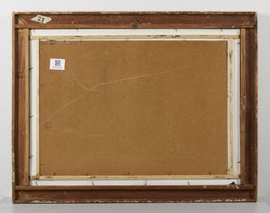 ALFIERI ATTILIO (1904 - 1992) : Case lungo la spiaggia.  - Asta Asta 380 | ARTE MODERNA E CONTEMPORANEA Virtuale - Associazione Nazionale - Case d'Asta italiane