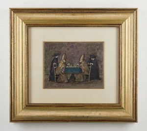 CAFFE' NINO (1909 - 1975) : Senza titolo.  - Asta Asta 380 | ARTE MODERNA E CONTEMPORANEA Virtuale - Associazione Nazionale - Case d'Asta italiane