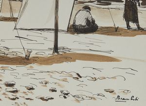 BRAMBATI LUIGI  (1925 - 1983) : Senza titolo.  - Asta Asta 380 | ARTE MODERNA E CONTEMPORANEA Virtuale - Associazione Nazionale - Case d'Asta italiane