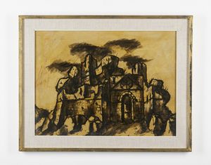 MODOTTO ANGILOTTO ERMAGORA (1900 - 1968) : Senza titolo.  - Asta Asta 380 | ARTE MODERNA E CONTEMPORANEA Virtuale - Associazione Nazionale - Case d'Asta italiane