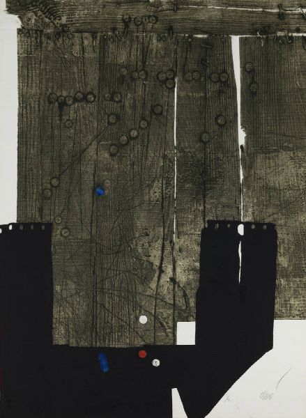 ANTONI CLAVE' Barcellona 1913 - 2005 Saint-Tropez : Senza titolo  - Asta Grafica - Associazione Nazionale - Case d'Asta italiane