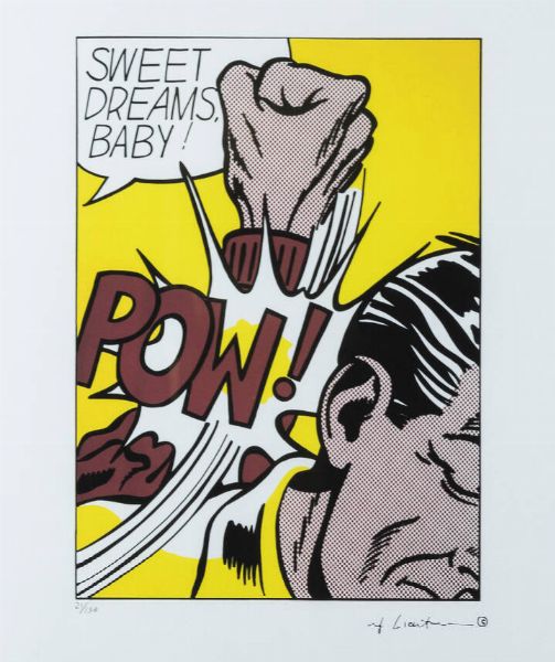 ROY LICHTENSTEIN New York (USA) 1923 � 1997 : Sweet dreams baby  - Asta Grafica - Associazione Nazionale - Case d'Asta italiane