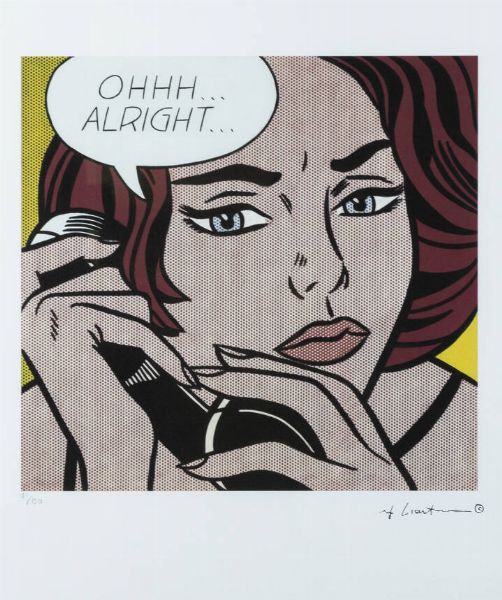 ROY LICHTENSTEIN New York (USA) 1923 � 1997 : Ohhh...alright...  - Asta Grafica - Associazione Nazionale - Case d'Asta italiane
