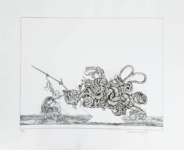 ROMANO CAMPAGNOLI Torino 1934 - 2009 : Dal Caravaggio al canestro di frutta  - Asta Grafica - Associazione Nazionale - Case d'Asta italiane