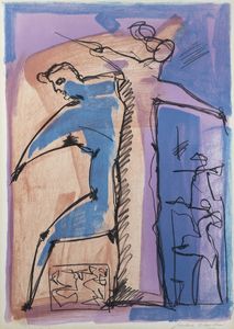 SANDRO CHERCHI Genova 1911 - 1998 Torino - Figure