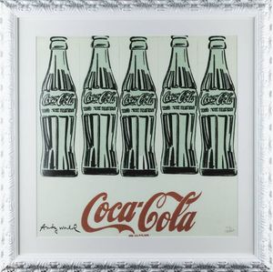 ANDY WARHOL Pittsburgh (USA) 1927 - 1987 New York (USA) - Five coke bottles