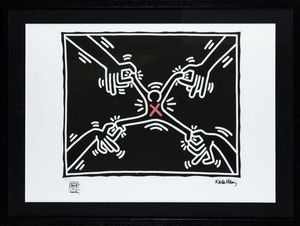 KEITH HARING Reading (USA) 1958 1990 New York (USA) - Senza titolo
