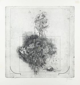 SERGIO SARONI Torino 1934 - 1991 - Fiori