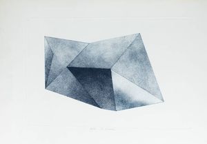 NINO AIMONE Torino 1932 - 2020 Chieri (TO) - Composizione geometrica