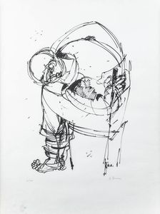 NINO AIMONE Torino 1932 - 2020 Chieri (TO) - Senza titolo