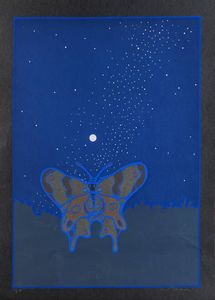 FRANCESCO CASORATI Torino 1934 - 2013 - Farfalla