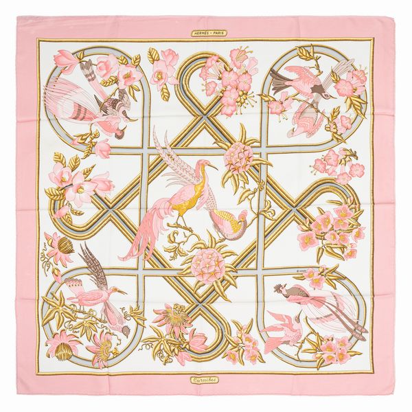 Hermès : Foulard Caraibes  - Asta Luxury Fashion - Associazione Nazionale - Case d'Asta italiane